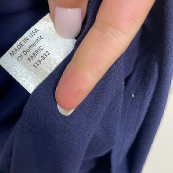 Sara Campbell Navy Top Size Small - Picture 6 of 7
